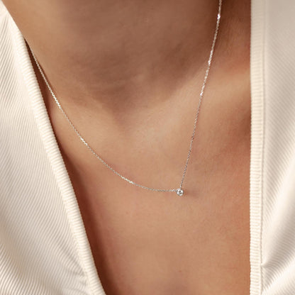 Completion Diamond Necklace 14K Gold