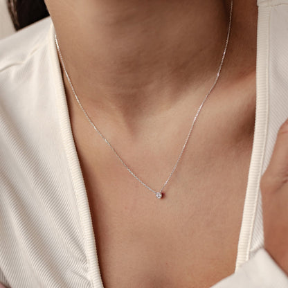 Completion Diamond Necklace 14K Gold