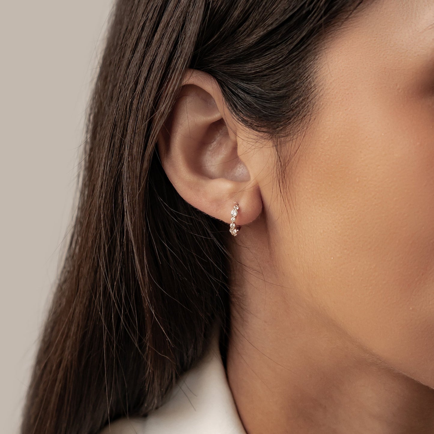 Continuity Hoop Earrings 14K Gold