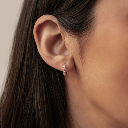 Continuity Hoop Earrings 14K Gold