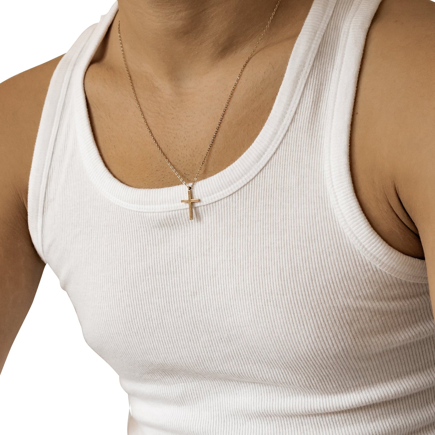 Cross Pendant Necklace Waterproof 55-60cm