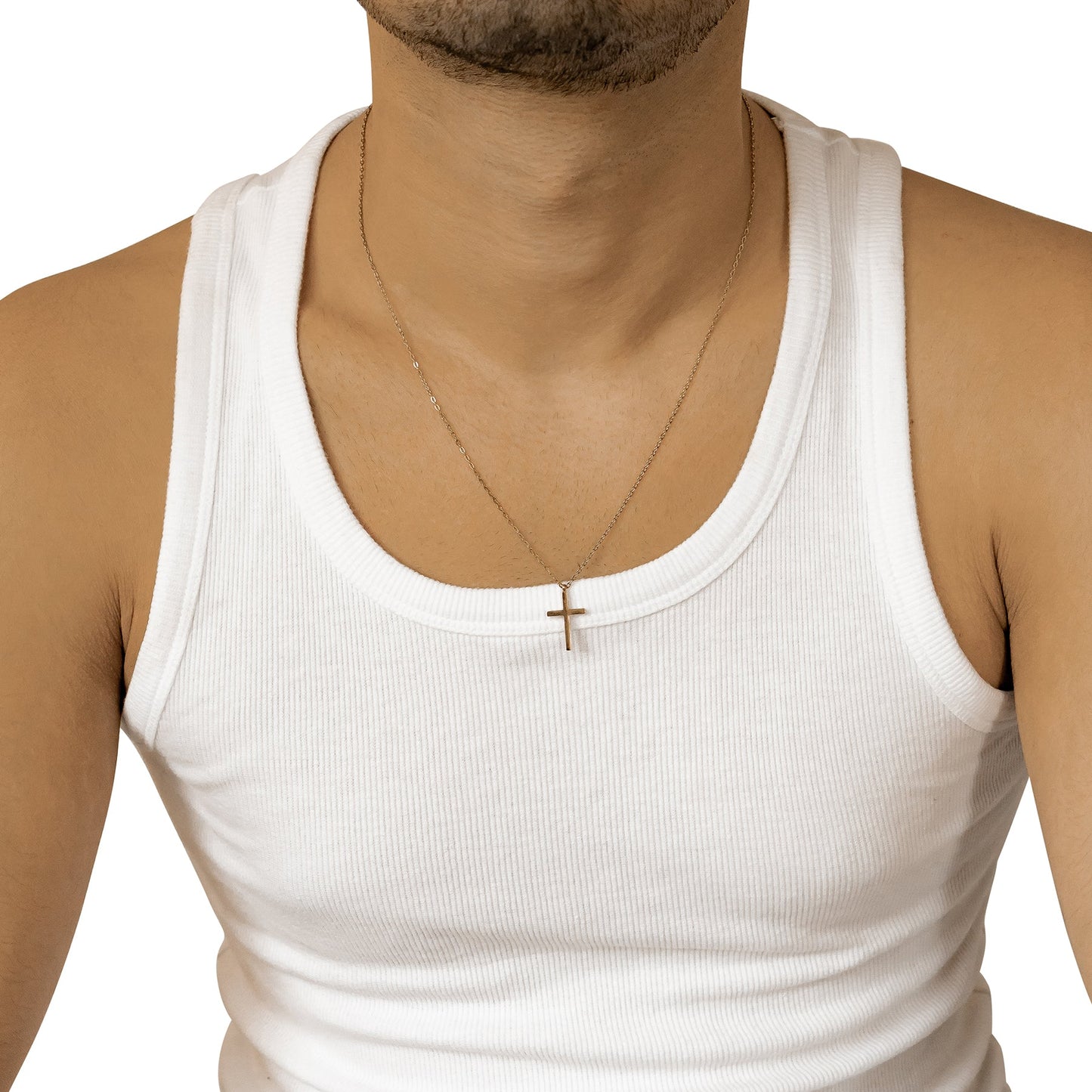 Cross Pendant Necklace Waterproof 55-60cm