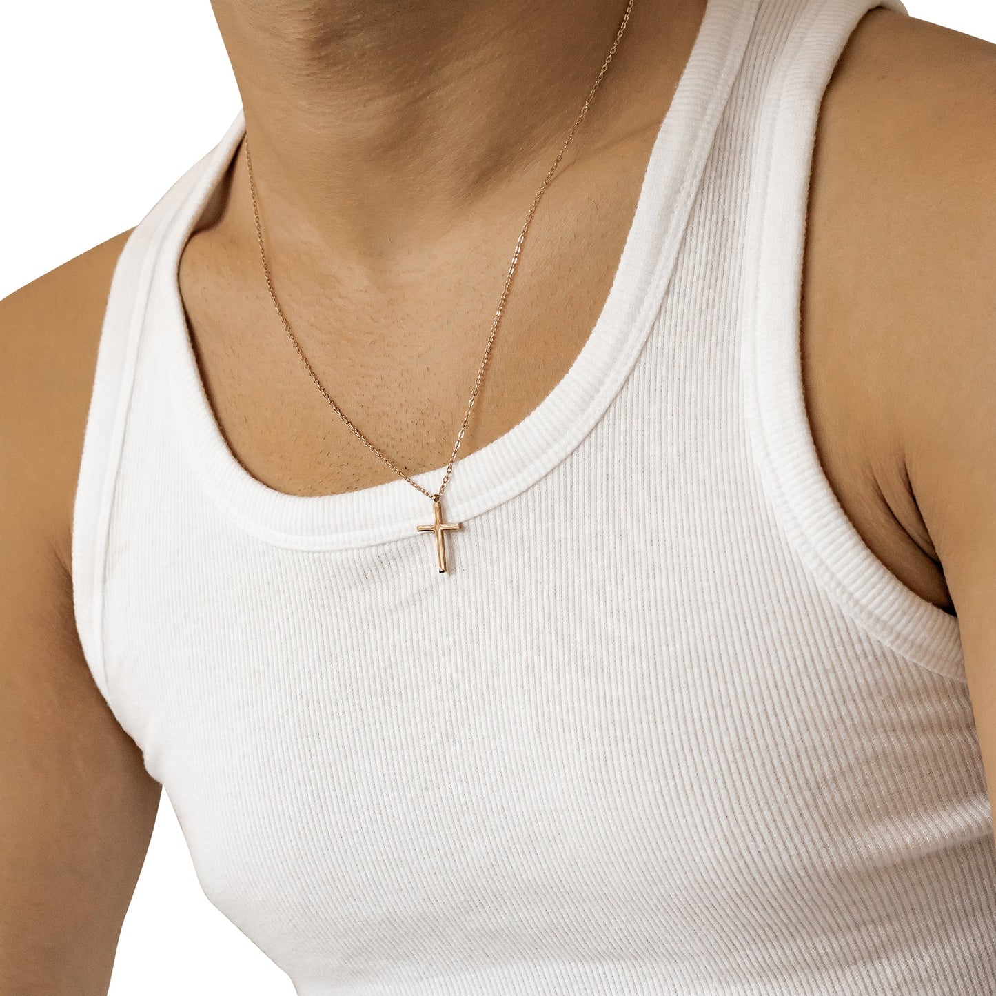 Cross Pendant Necklace Waterproof 55-60cm