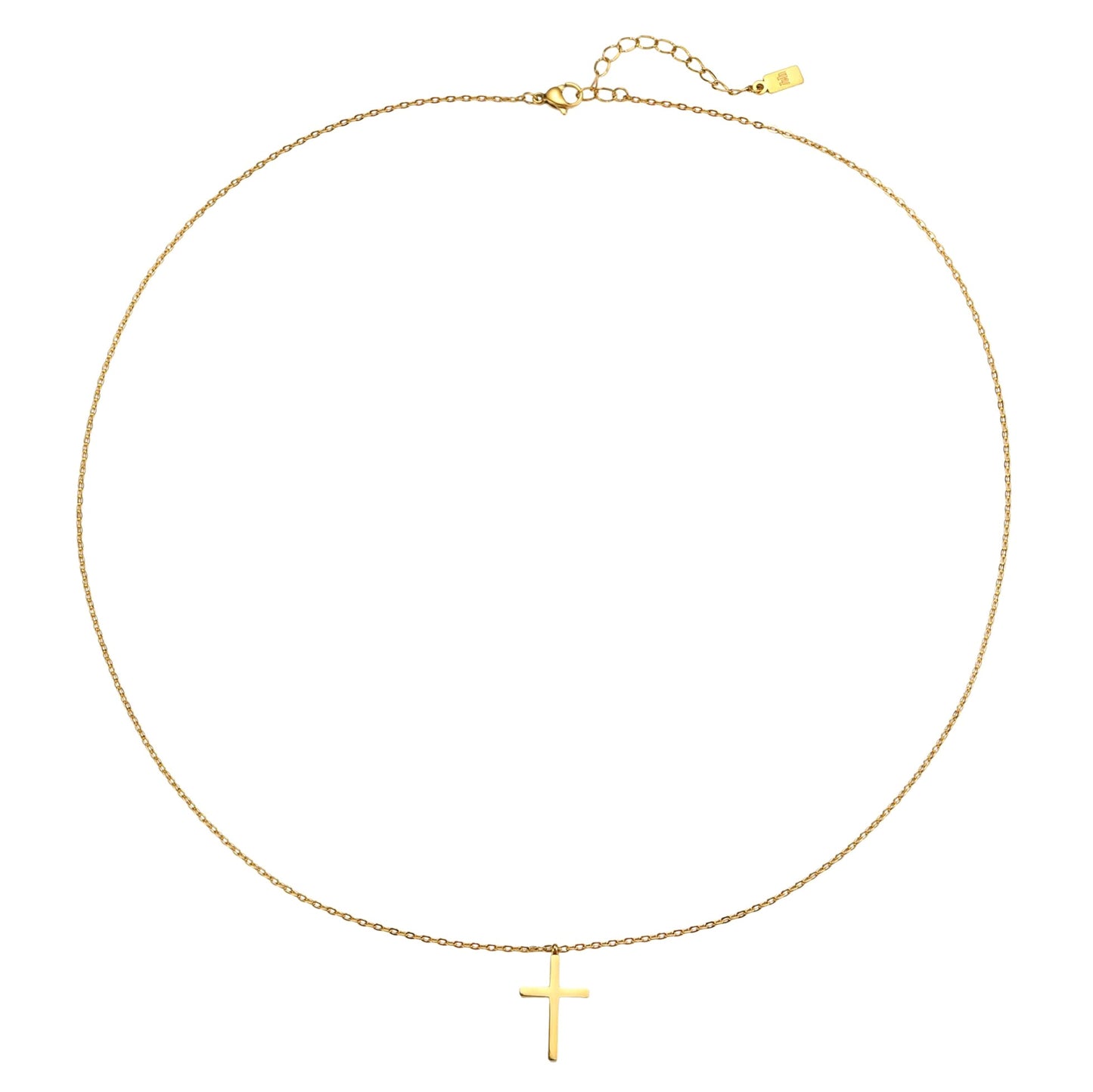 Cross Pendant Necklace Waterproof 55-60cm