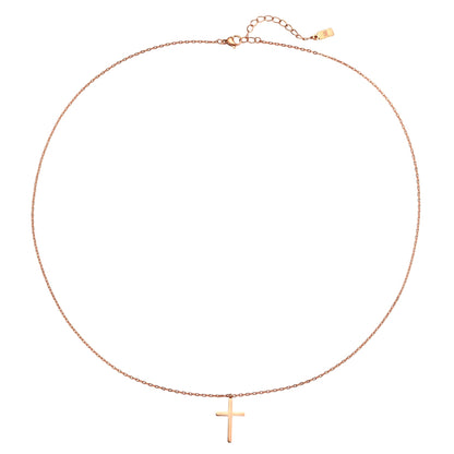 Cross Pendant Necklace Waterproof 55-60cm