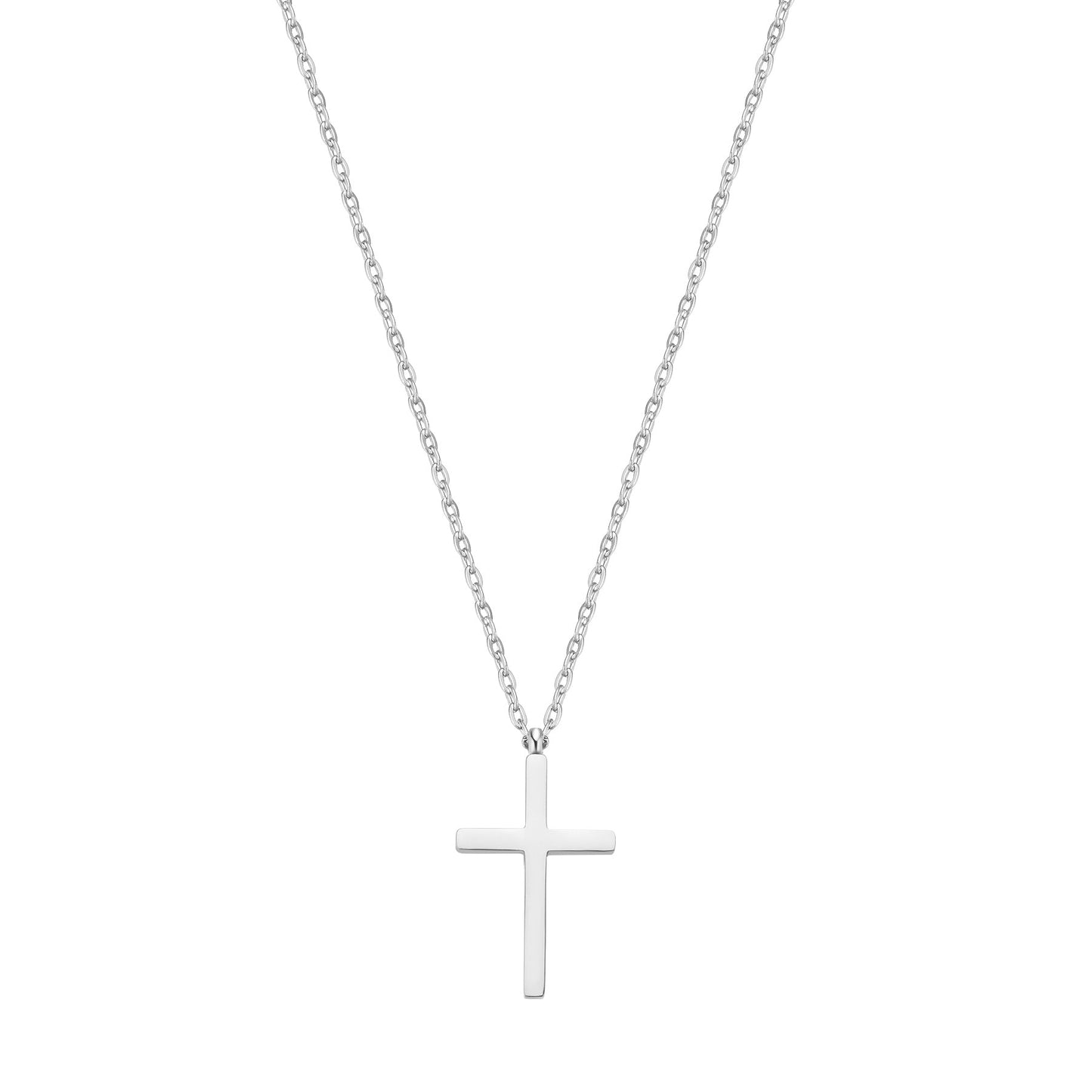 Cross Pendant Necklace Waterproof 55-60cm
