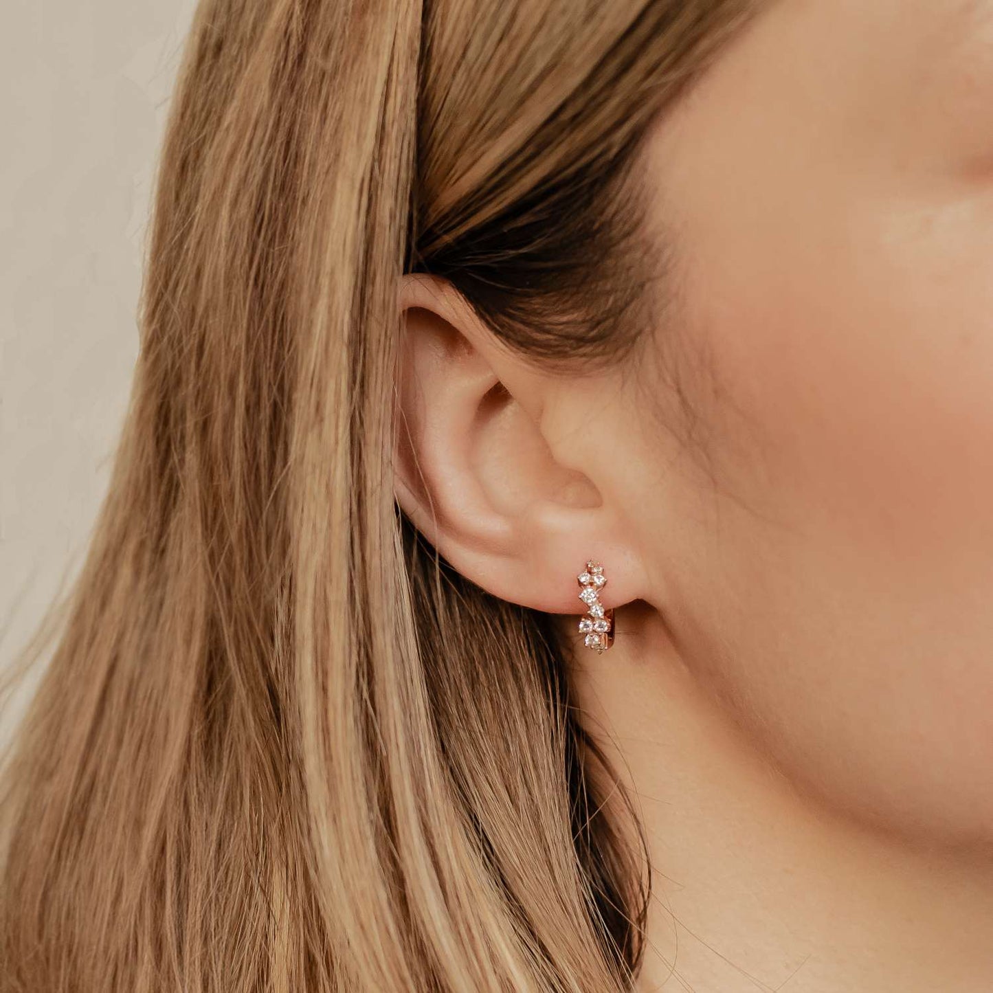 Constellation Huggie Earrings Sterling Silver