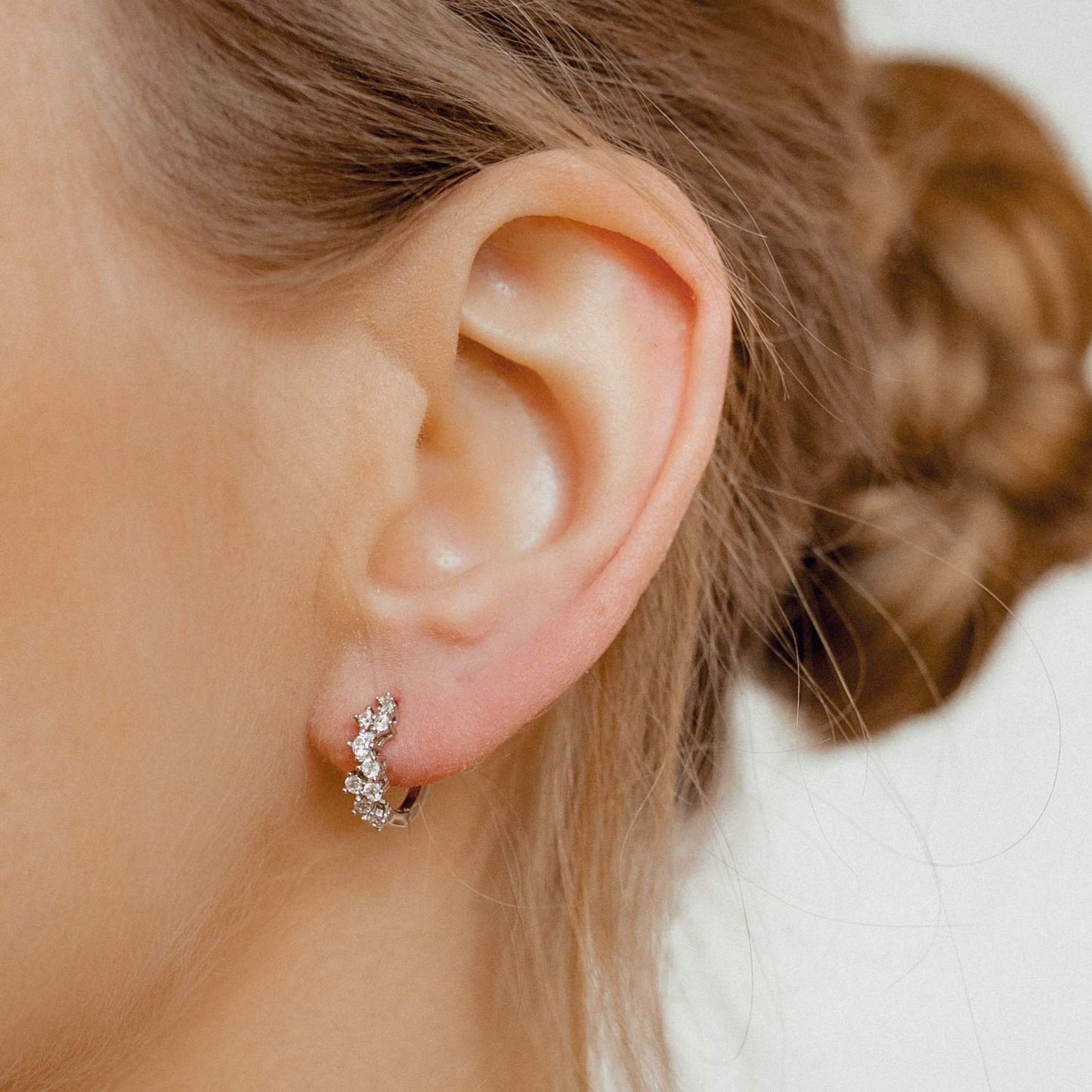 Constellation Huggie Earrings Sterling Silver