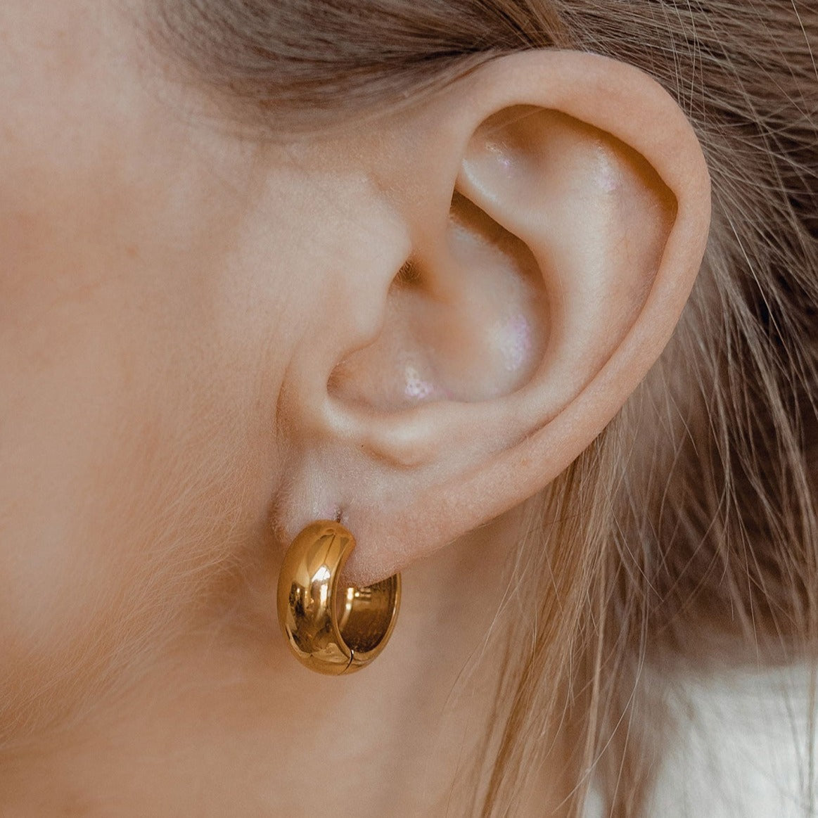 Chunky Hoop Earrings