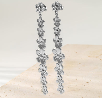 Daisy Cascade Drop Earrings Waterproof