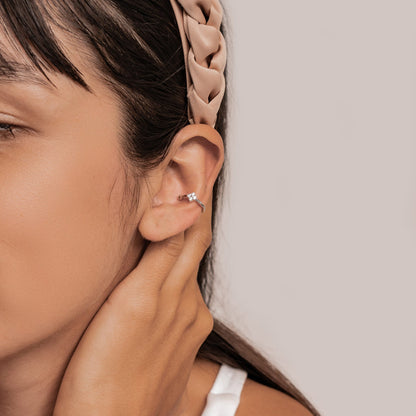 Daisy Ear Cuff Sterling Silver