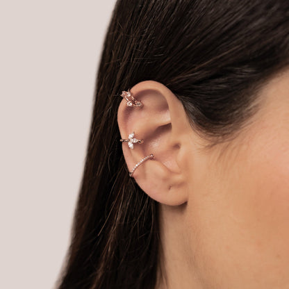 Ear Cuff Set Sterling Silver