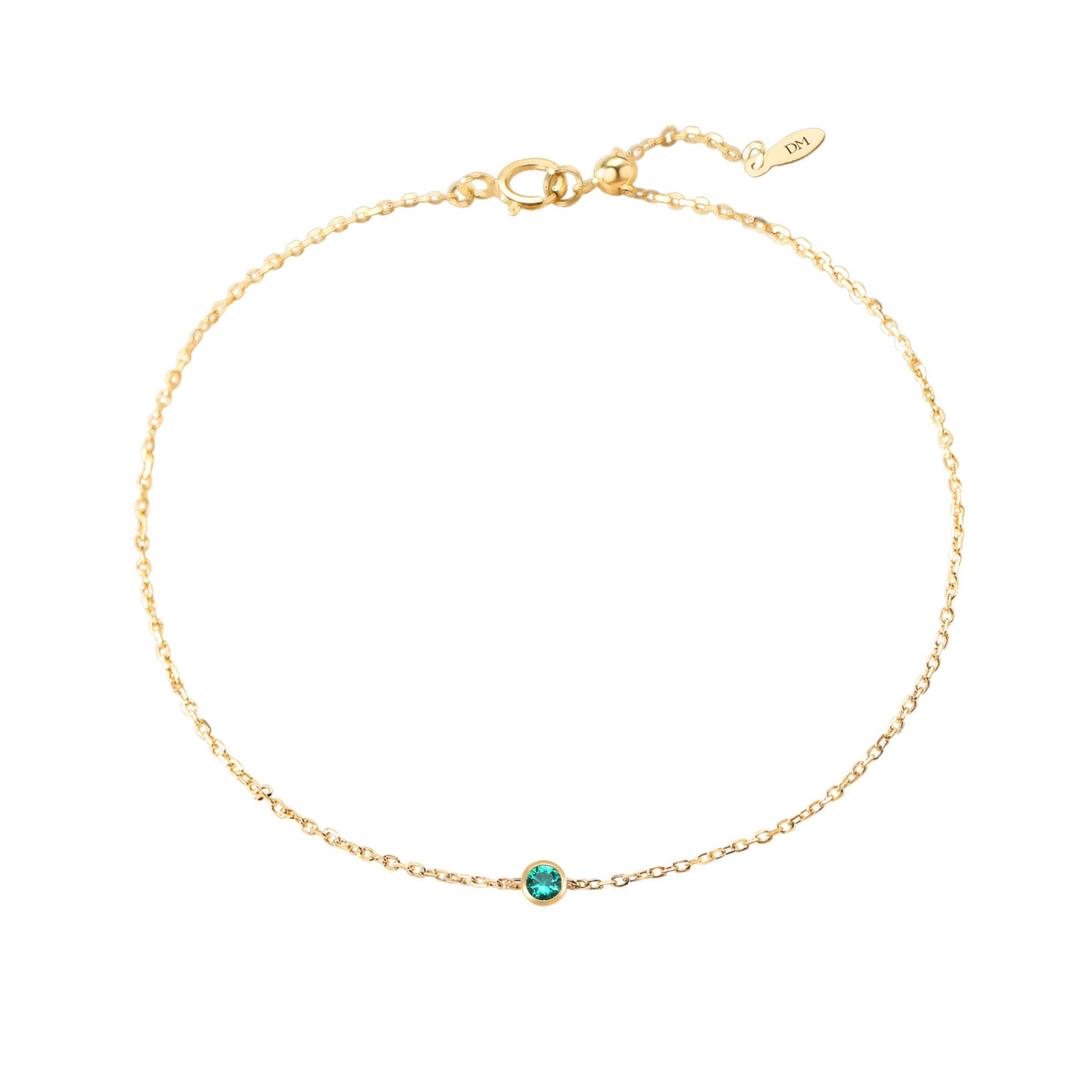 Evergreen Soul 14K Gold Emerald Bracelet