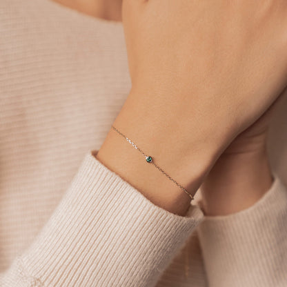 Evergreen Soul 14K Gold Emerald Bracelet