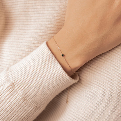 Evergreen Soul 14K Gold Emerald Bracelet