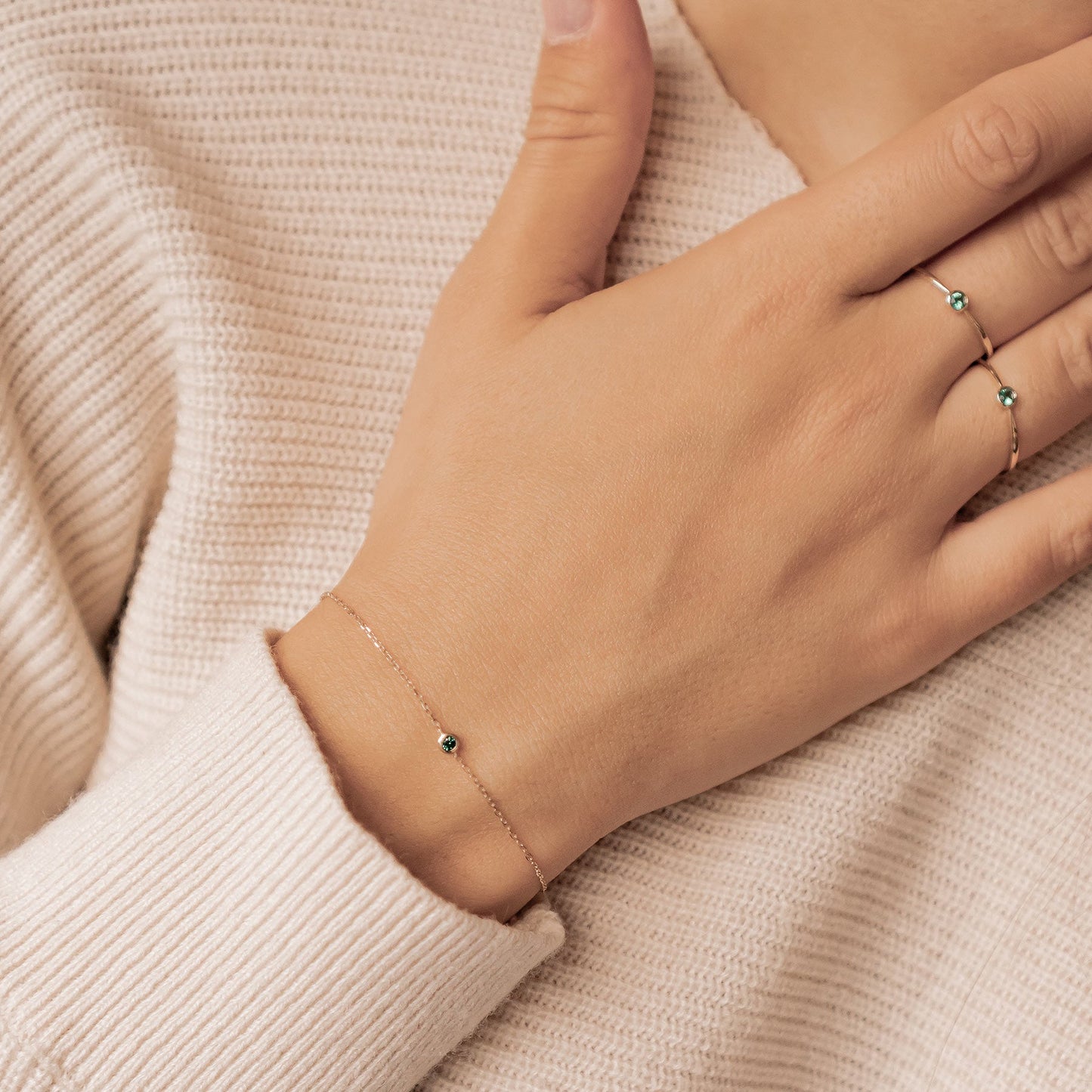 Evergreen Soul 14K Gold Emerald Ring