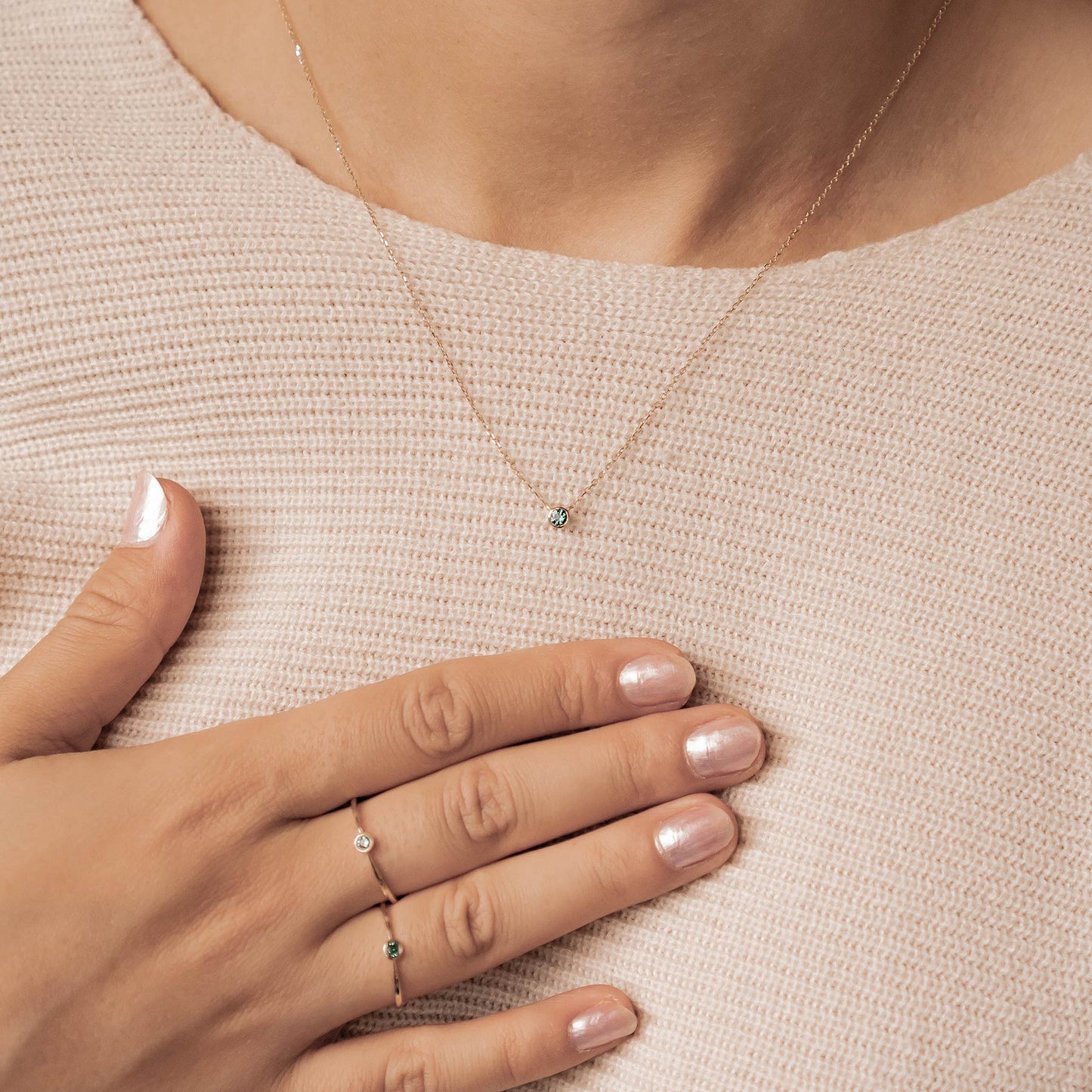 Evergreen Soul 14K Gold Emerald Necklace