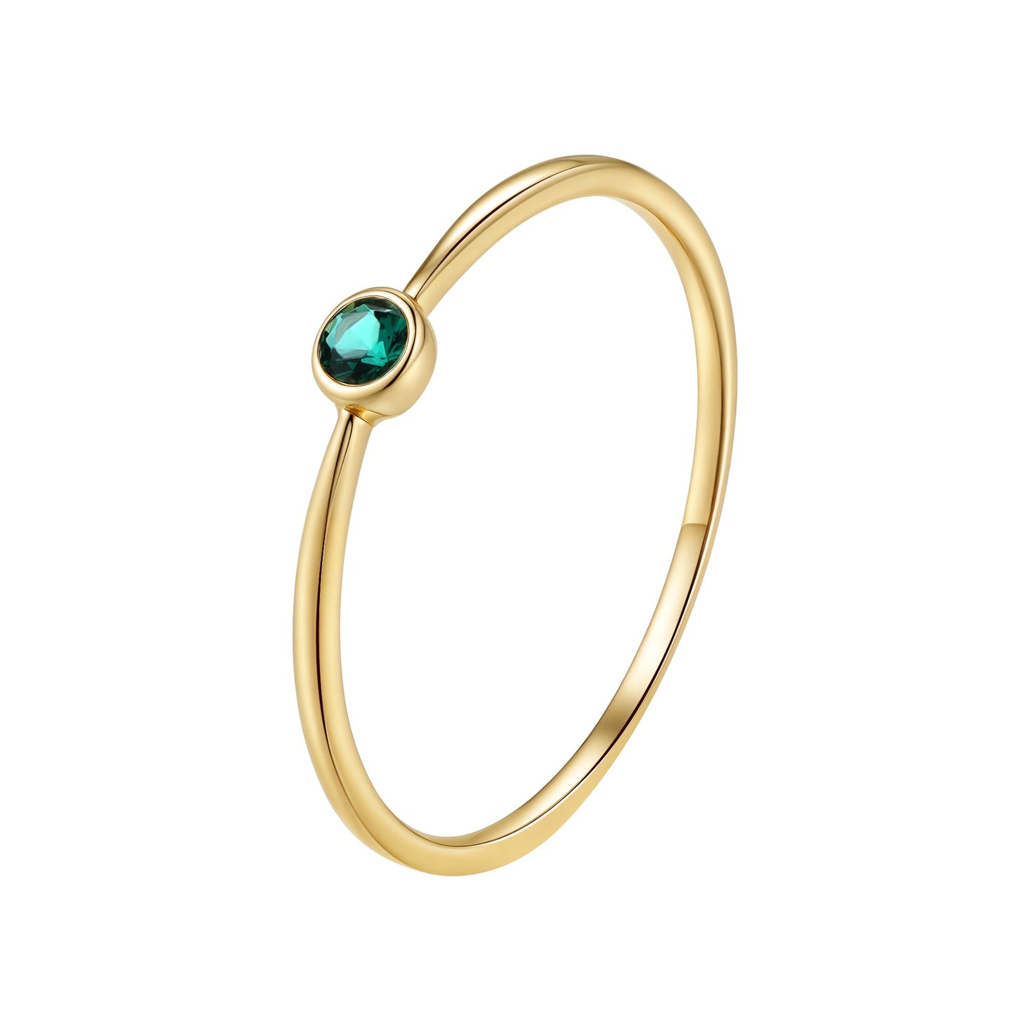 Evergreen Soul 14K Gold Emerald Ring
