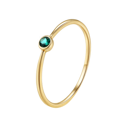 Evergreen Soul 14K Gold Emerald Ring