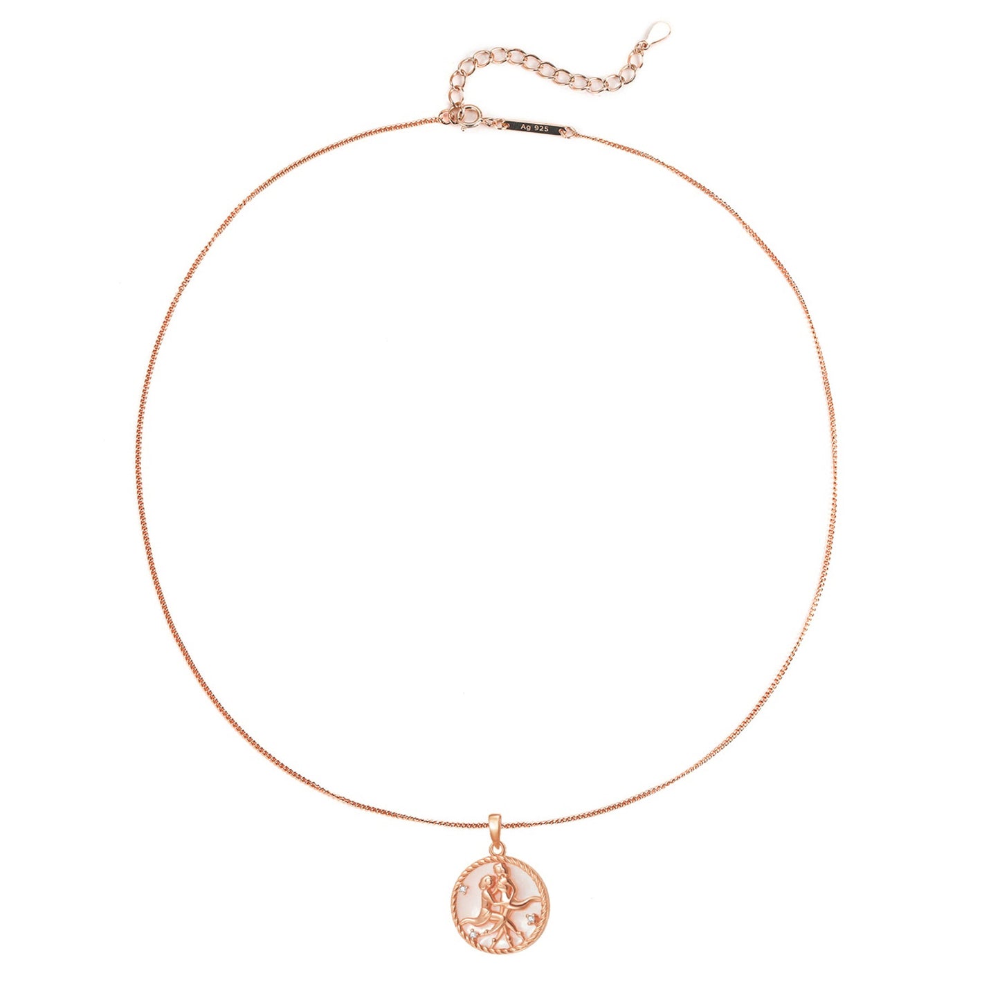 Gemini Zodiac Pendant Necklace