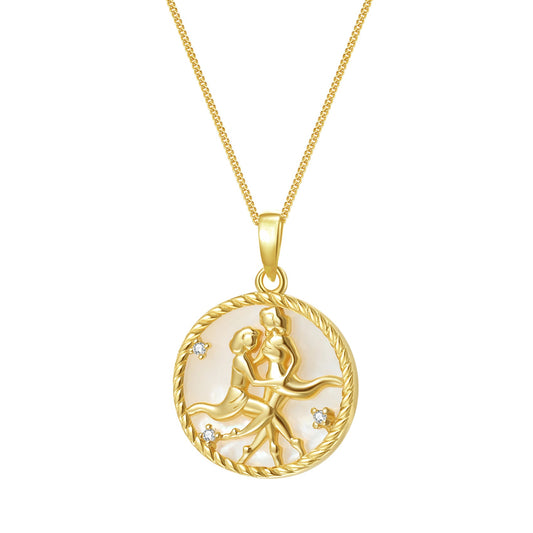 Gemini Zodiac Pendant Necklace