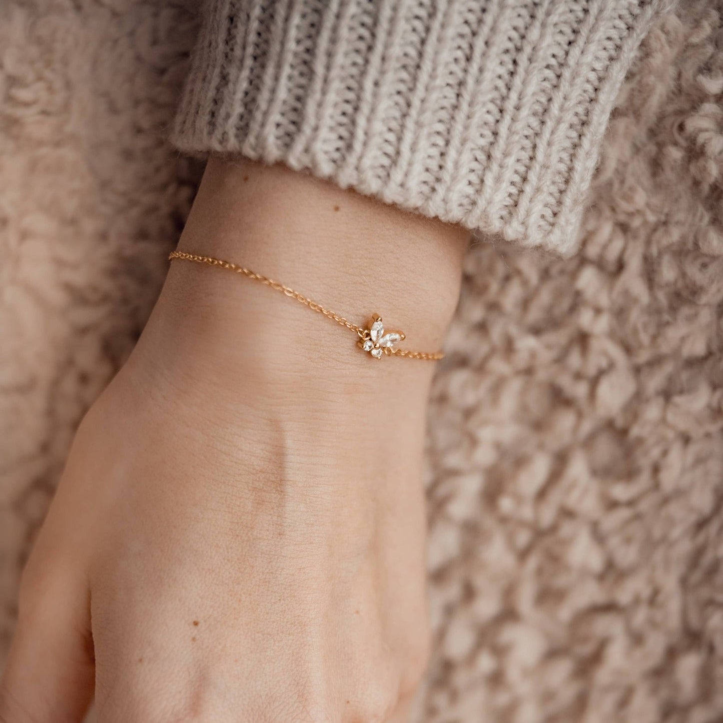 Gemstone Butterfly Jewelry Set Sterling Silver