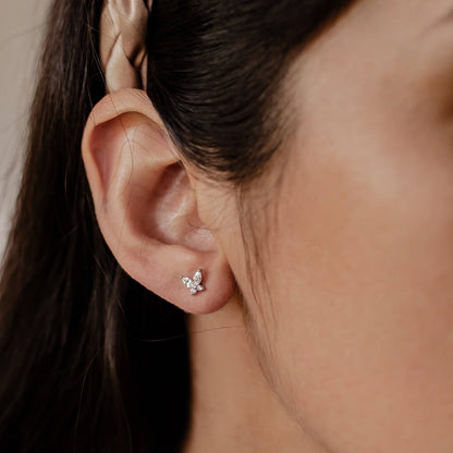 Gemstone Butterfly Jewelry Set Sterling Silver