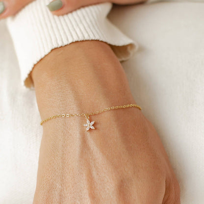 Gemstone Daisy Jewelry Set Sterling Silver