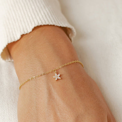 Gemstone Daisy Jewelry Set Sterling Silver