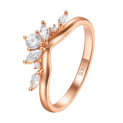 Gemstone Fireworks Ring Sterling Silver Gold