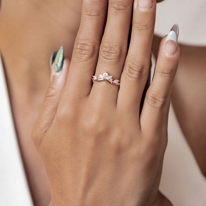 Gemstone Fireworks Ring Sterling Silver Gold