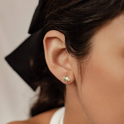 Ginkgo Leaf Jewelry Set Sterling Silver