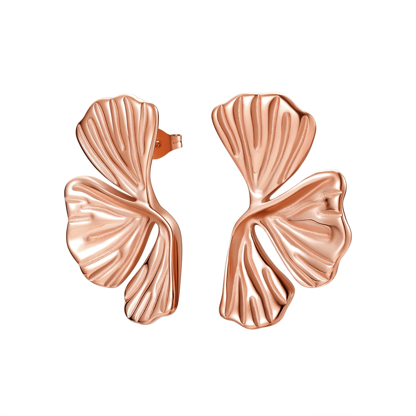 Ginkgo Leaf Statement Earrings Waterproof