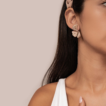 Ginkgo Leaf Statement Earrings Waterproof
