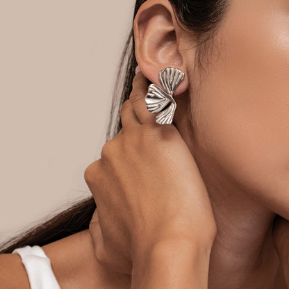 Ginkgo Leaf Statement Earrings Waterproof