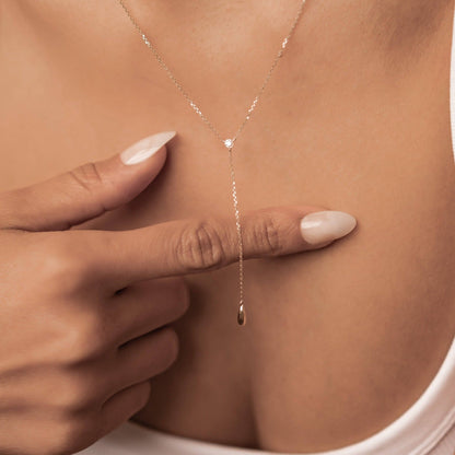 Golden Drop Necklace 14K