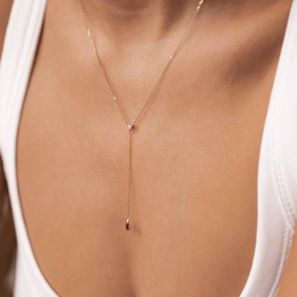 Golden Drop Necklace 14K