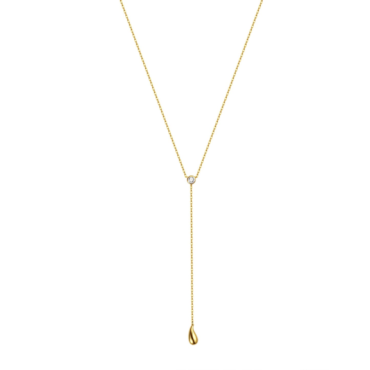 Golden Drop Necklace 14K