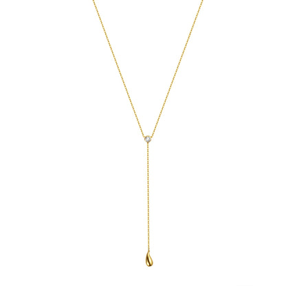 Golden Drop Necklace 14K