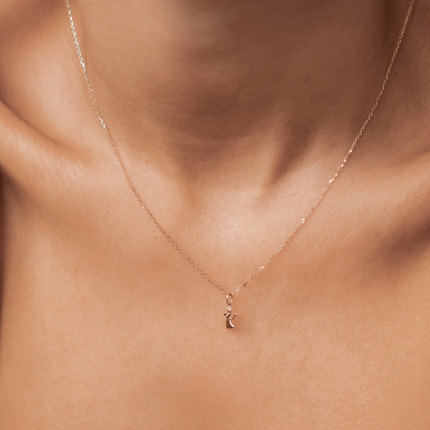 Guardian Angel Necklace 14K