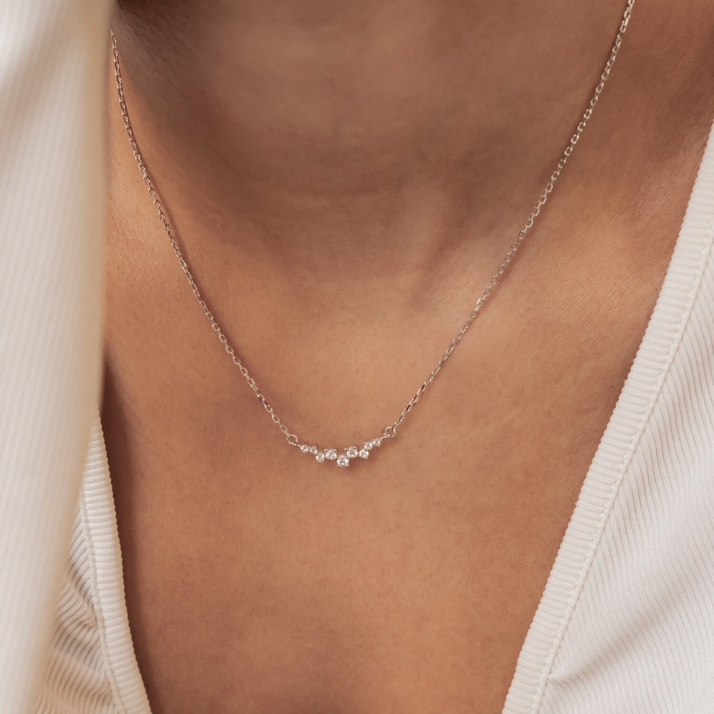 Infinite Shine Necklace Sterling Silver