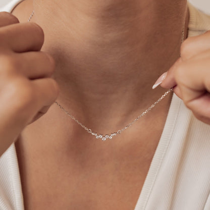 Infinite Shine Necklace Sterling Silver