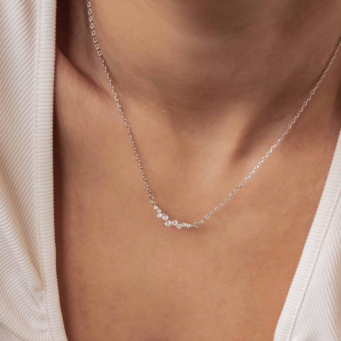 Infinite Shine Necklace Sterling Silver