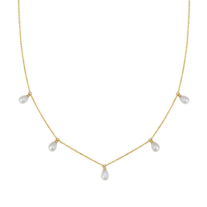 Irreplaceable Pearl Necklace 14K Gold