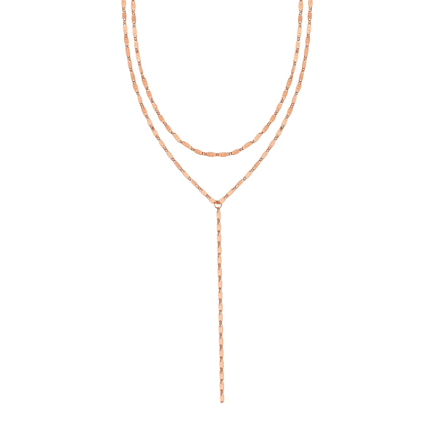 Layered Y Chain Necklace Waterproof