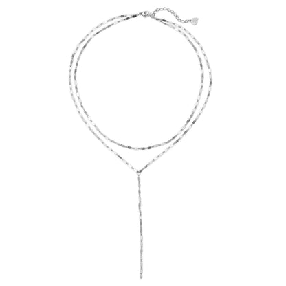 Layered Y Chain Necklace Waterproof