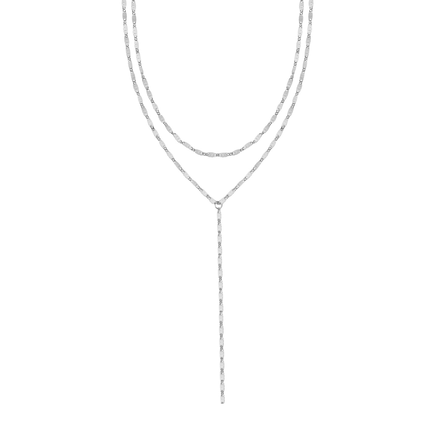 Layered Y Chain Necklace Waterproof