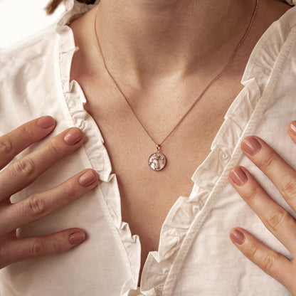 Libra Zodiac Pendant Necklace