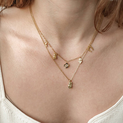 Lucky Charms Pendant Necklace Sterling Silver