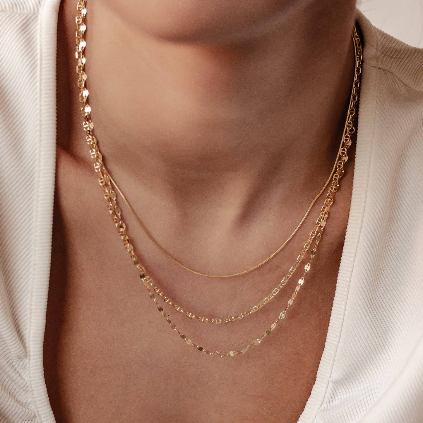 Mariner Chain Necklace Sterling Silver